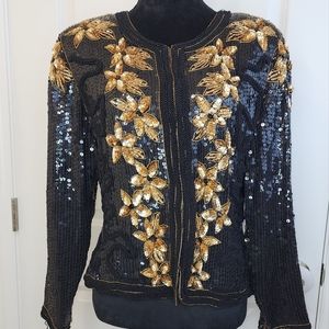 𝅺Royal feelings Silk vintage jacket